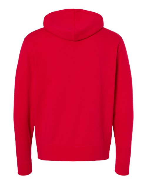 Independent Trading Co. AFX90UNZ Lightweight Full-Zip Hooded Sweatshirt #color_Red