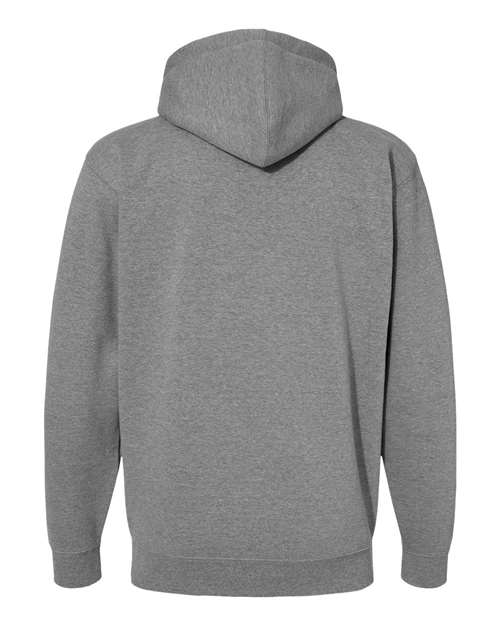 Independent Trading Co. IND4000Z Heavyweight Full-Zip Hooded Sweatshirt #color_Gunmetal Heather