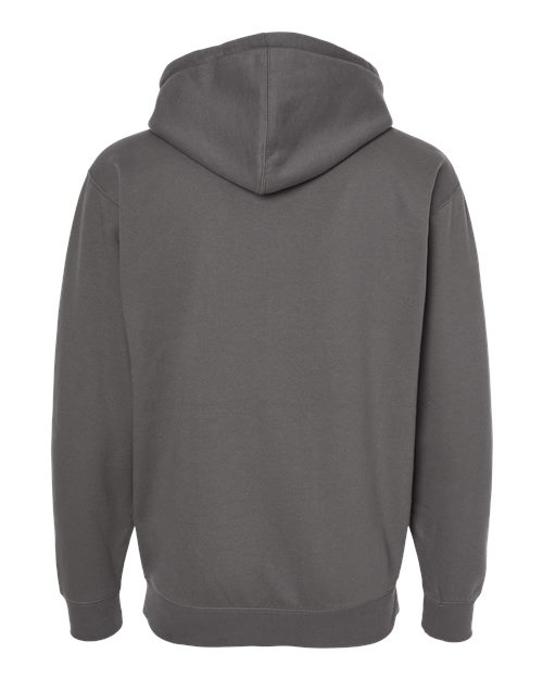 Independent Trading Co. IND4000Z Heavyweight Full-Zip Hooded Sweatshirt #color_Solid Charcoal