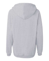 J America JA8836 Ladies' Sydney Brushed V-Neck Hooded Sweatshirt #color_OXFORD