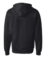Independent Trading Co. SS4500Z Midweight Full-Zip Hooded Sweatshirt #color_Black