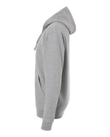 Independent Trading Co. SS4500Z Midweight Full-Zip Hooded Sweatshirt #color_Grey Heather