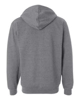 Independent Trading Co. SS4500Z Midweight Full-Zip Hooded Sweatshirt #color_Gunmetal Heather