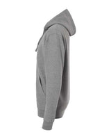 Independent Trading Co. SS4500Z Midweight Full-Zip Hooded Sweatshirt #color_Gunmetal Heather
