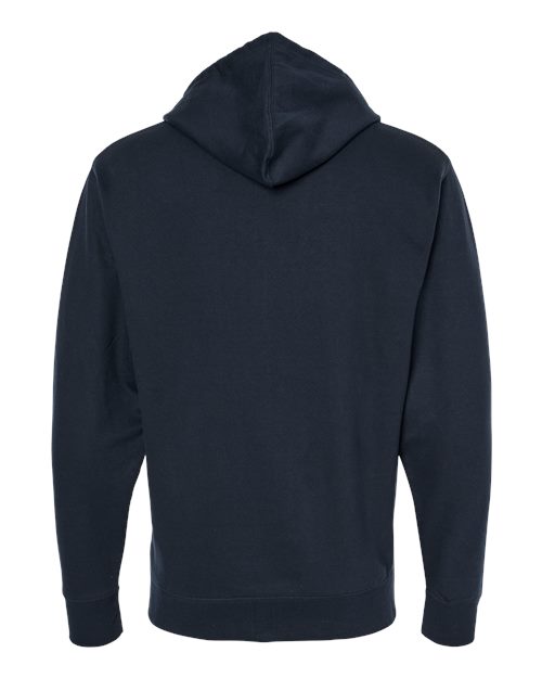 Independent Trading Co. SS4500Z Midweight Full-Zip Hooded Sweatshirt #color_Navy