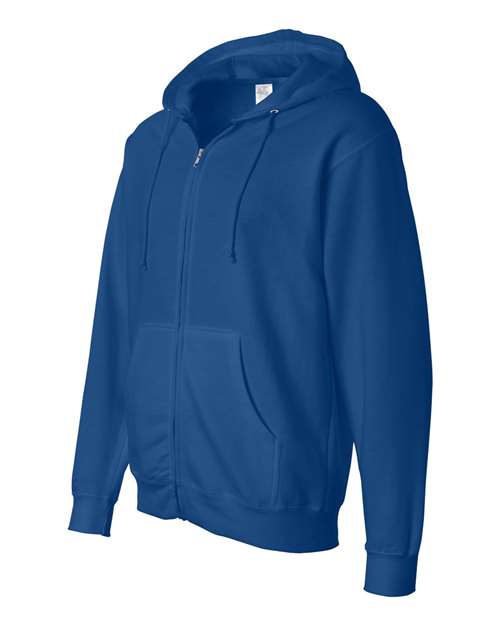 Independent Trading Co. SS4500Z Midweight Full-Zip Hooded Sweatshirt #color_Royal