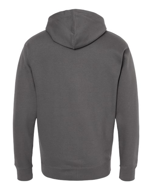 Independent Trading Co. SS4500Z Midweight Full-Zip Hooded Sweatshirt #color_Charcoal