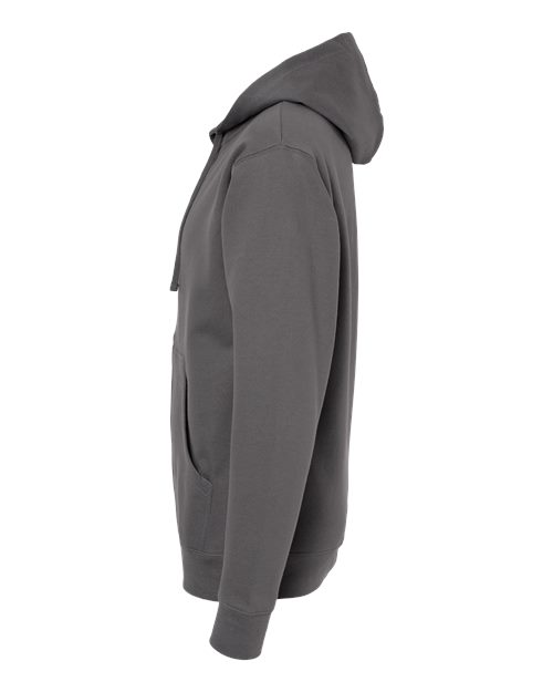 Independent Trading Co. SS4500Z Midweight Full-Zip Hooded Sweatshirt #color_Charcoal