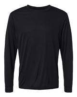 Augusta Sportswear 788 Adult Wicking Long-Sleeve T-Shirt #color_BLACK