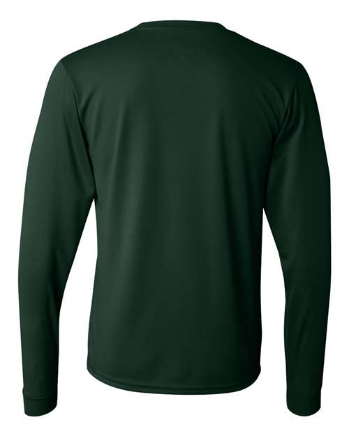 Augusta Sportswear 788 Adult Wicking Long-Sleeve T-Shirt #color_DARK GREEN