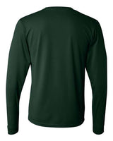 Augusta Sportswear 788 Adult Wicking Long-Sleeve T-Shirt #color_DARK GREEN