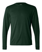 Augusta Sportswear 788 Adult Wicking Long-Sleeve T-Shirt #color_DARK GREEN