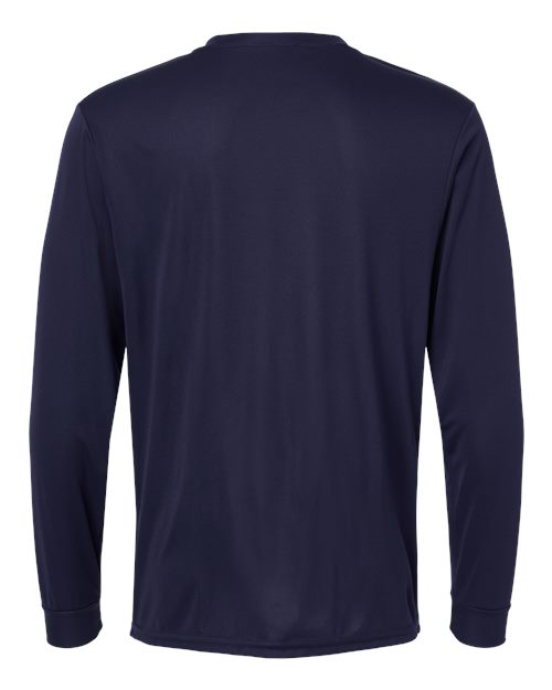 Augusta Sportswear 788 Adult Wicking Long-Sleeve T-Shirt #color_NAVY