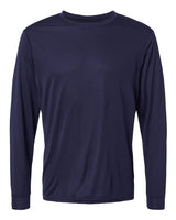 Augusta Sportswear 788 Adult Wicking Long-Sleeve T-Shirt #color_NAVY