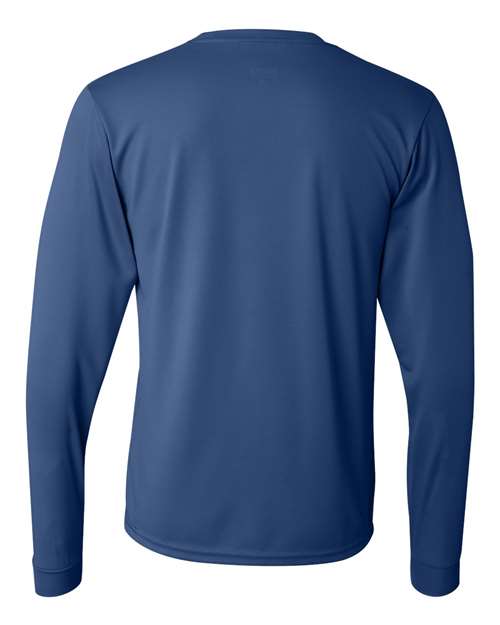 Augusta Sportswear 788 Adult Wicking Long-Sleeve T-Shirt #color_ROYAL