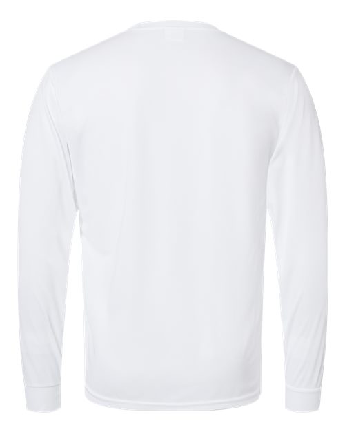 Augusta Sportswear 788 Adult Wicking Long-Sleeve T-Shirt #color_WHITE