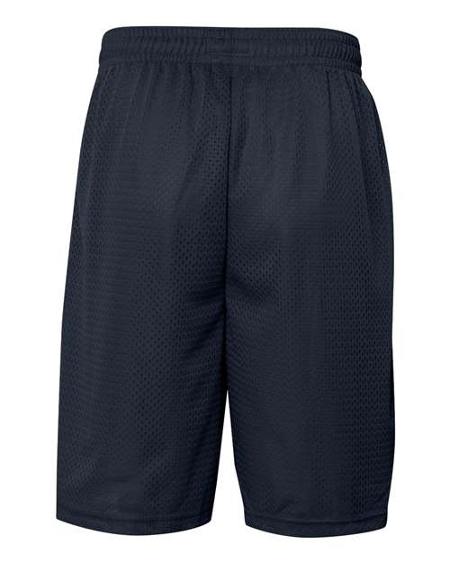 "Badger 7219 Pro Mesh 9" Shorts with Pockets #color_Navy"