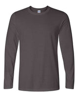 Gildan G644 Adult Softstyle Long-Sleeve T-Shirt #color_CHARCOAL
