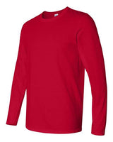 Gildan G644 Adult Softstyle Long-Sleeve T-Shirt #color_CHERRY RED