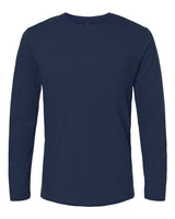 Gildan G644 Adult Softstyle Long-Sleeve T-Shirt #color_NAVY