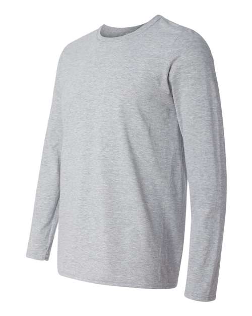 Gildan G644 Adult Softstyle Long-Sleeve T-Shirt #color_RS SPORT GREY