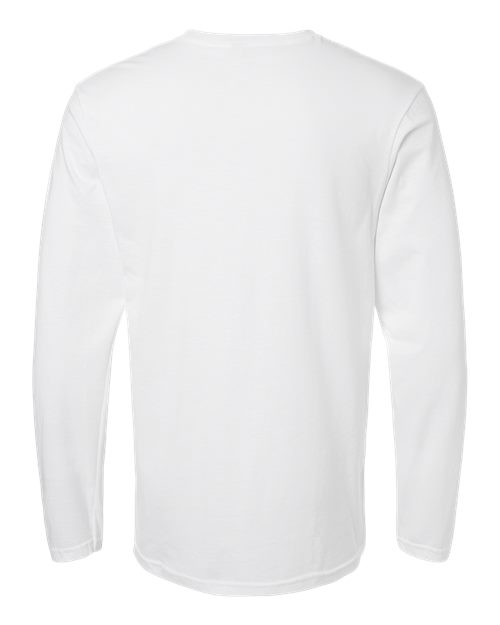 Gildan G644 Adult Softstyle Long-Sleeve T-Shirt #color_WHITE