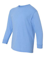 Gildan G540B Youth Heavy Cotton Long-Sleeve T-Shirt #color_CAROLINA BLUE