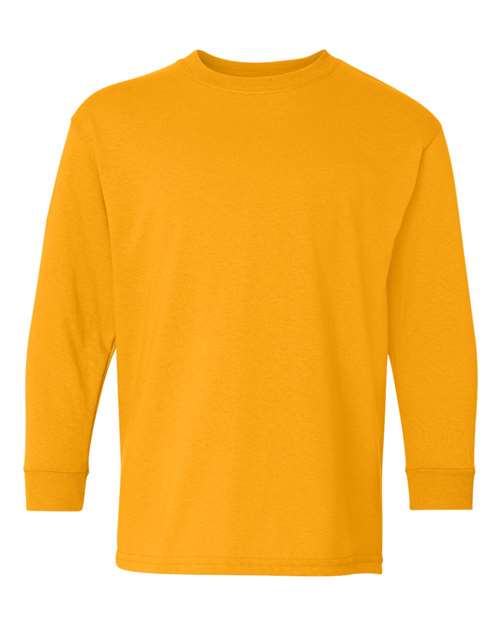Gildan G540B Youth Heavy Cotton Long-Sleeve T-Shirt #color_GOLD