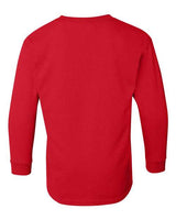 Gildan G540B Youth Heavy Cotton Long-Sleeve T-Shirt #color_RED
