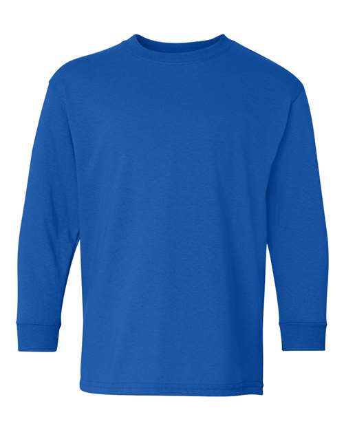 Gildan G540B Youth Heavy Cotton Long-Sleeve T-Shirt #color_ROYAL