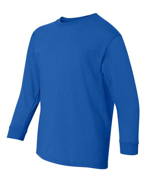 Gildan G540B Youth Heavy Cotton Long-Sleeve T-Shirt #color_ROYAL