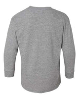 Gildan G540B Youth Heavy Cotton Long-Sleeve T-Shirt #color_SPORT GREY