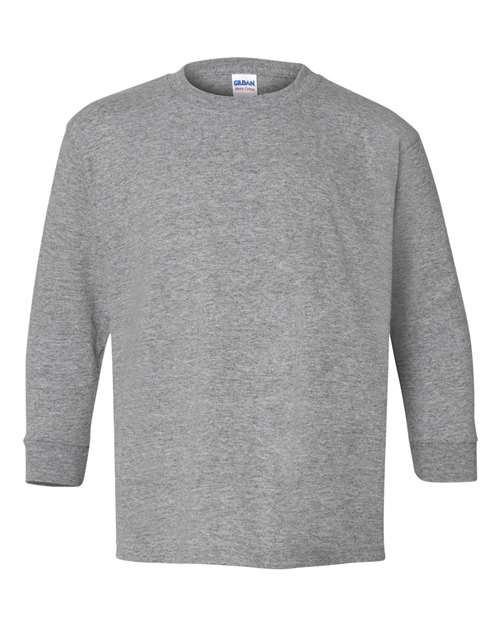 Gildan G540B Youth Heavy Cotton Long-Sleeve T-Shirt #color_SPORT GREY