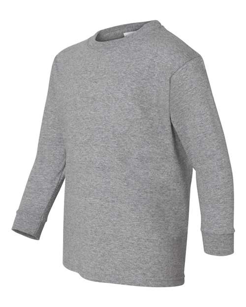 Gildan G540B Youth Heavy Cotton Long-Sleeve T-Shirt #color_SPORT GREY