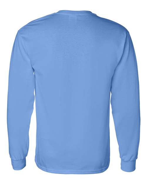 Gildan G540 Adult Heavy Cotton Long-Sleeve T-Shirt #color_CAROLINA BLUE