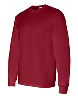 Gildan G540 Adult Heavy Cotton Long-Sleeve T-Shirt #color_GARNET