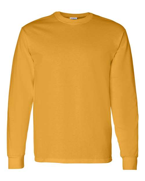 Gildan G540 Adult Heavy Cotton Long-Sleeve T-Shirt #color_GOLD