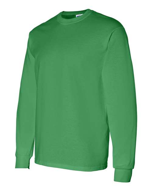 Gildan G540 Adult Heavy Cotton Long-Sleeve T-Shirt #color_IRISH GREEN