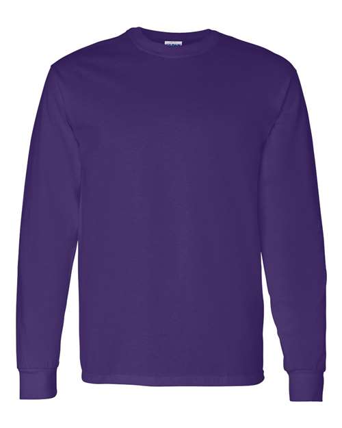Gildan G540 Adult Heavy Cotton Long-Sleeve T-Shirt #color_PURPLE