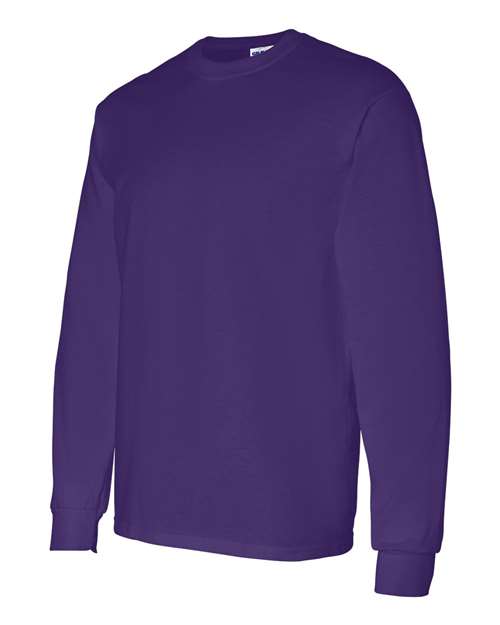 Gildan G540 Adult Heavy Cotton Long-Sleeve T-Shirt #color_PURPLE