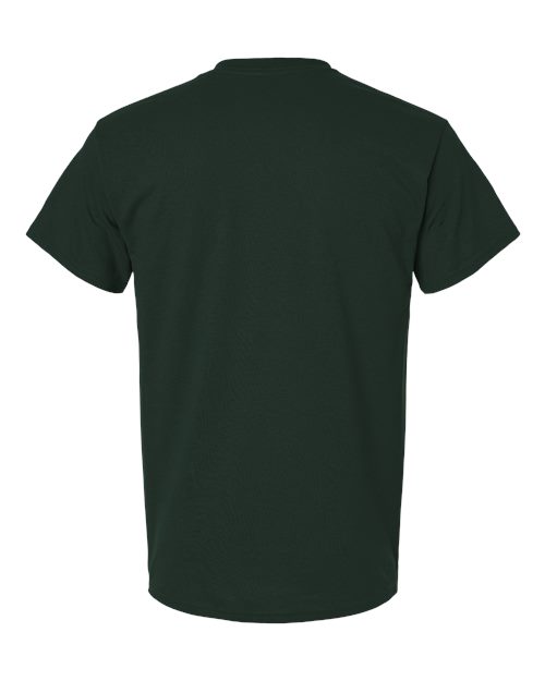 Gildan G830 Adult 50/50 Pocket T-Shirt #color_FOREST GREEN