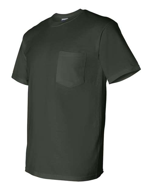 Gildan G830 Adult 50/50 Pocket T-Shirt #color_FOREST GREEN