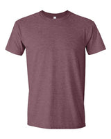 Gildan G640 Adult Softstyle 4.5 oz T-Shirt #color_HEATHER MAROON