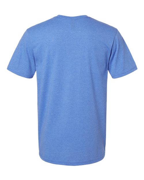 Gildan G640 Adult Softstyle 4.5 oz T-Shirt #color_HEATHER ROYAL