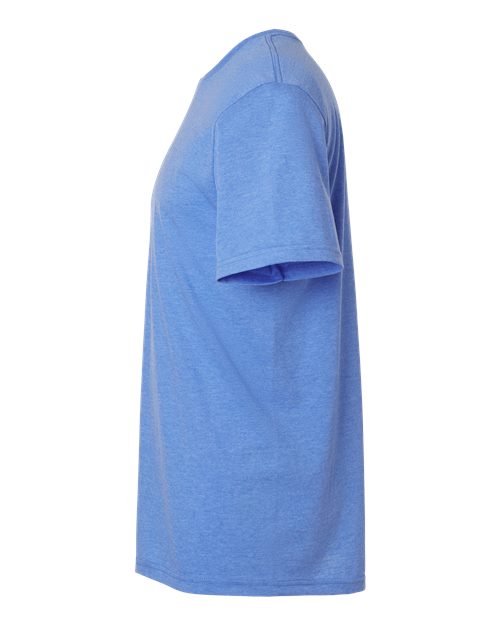 Gildan G640 Adult Softstyle 4.5 oz T-Shirt #color_HEATHER ROYAL