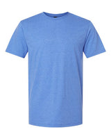 Gildan G640 Adult Softstyle 4.5 oz T-Shirt #color_HEATHER ROYAL
