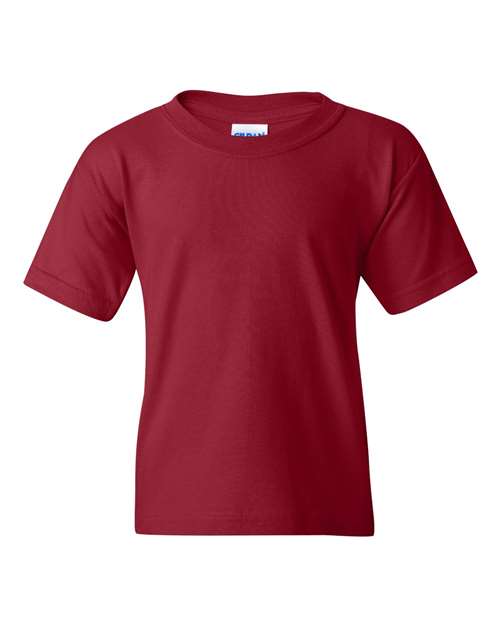 Gildan G500B Youth Heavy Cotton T-Shirt #color_GARNET