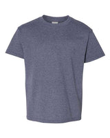 Gildan G500B Youth Heavy Cotton T-Shirt #color_HEATHER NAVY