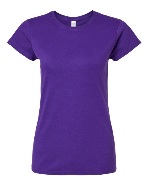 Gildan G640L Ladies' Softstyle 4.5 oz Fitted T-Shirt #color_PURPLE