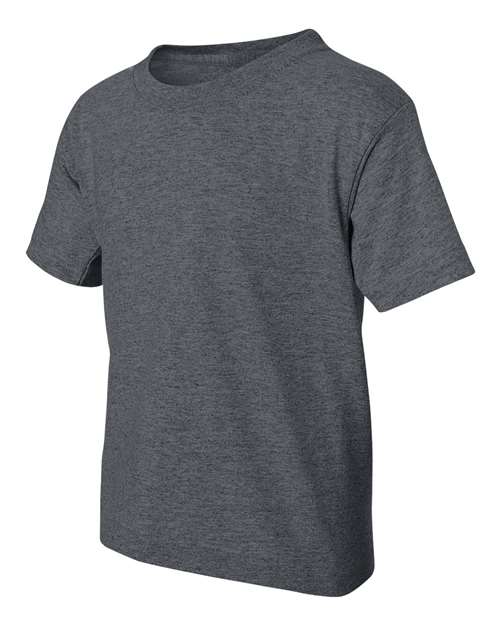 Gildan G800B Youth 50/50 T-Shirt #color_DARK HEATHER